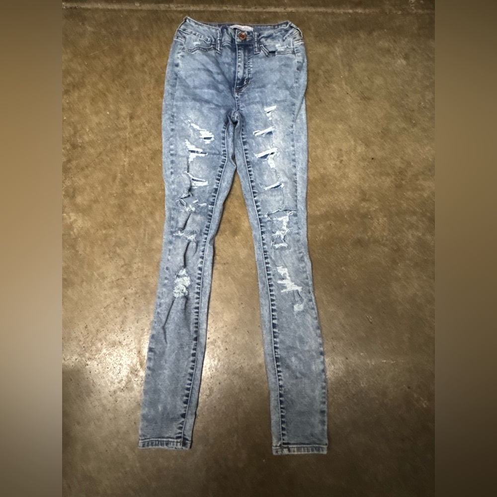 Distressed Blue Women's Jeans size 0/24w